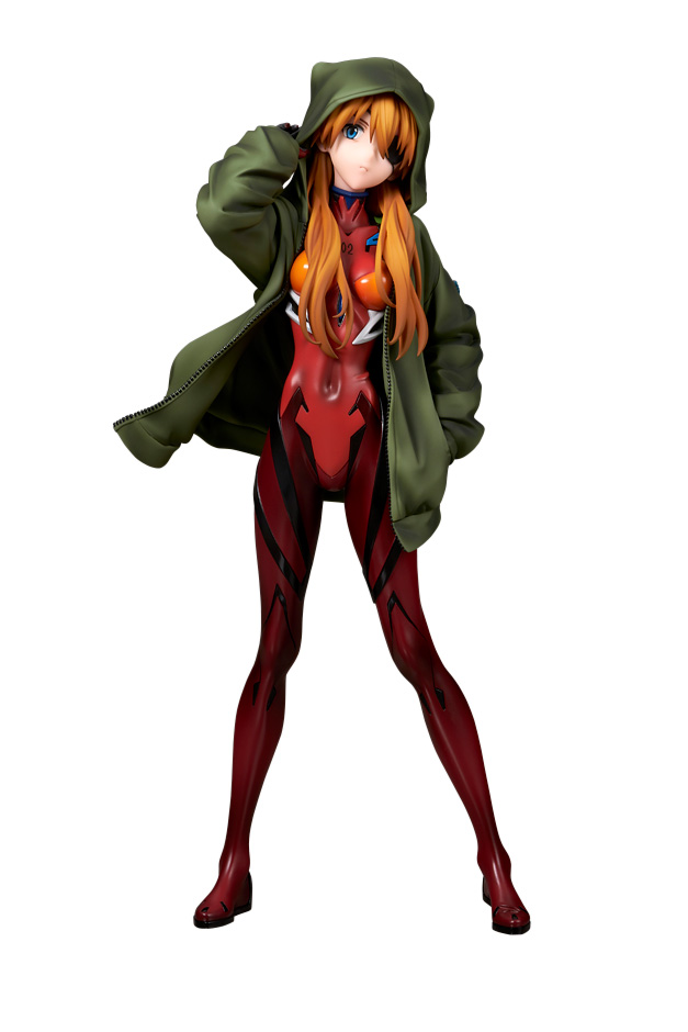 Evangelion - Shikinami Asuka Langley 17 Scale Figure Movie Hoodie Ver.- Free U.s. Shipping 15 Day