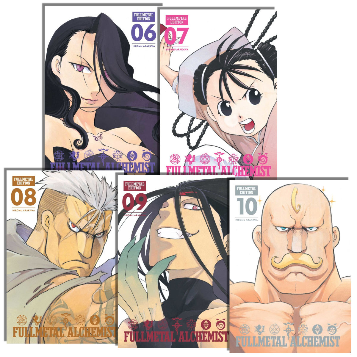 Fullmetal Alchemist Fullmetal Edition Manga Hardcover (6-10) Bundle |  Crunchyroll Store