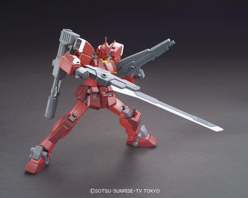 Gundam Amazing Red Warrior Mobile Suit Gundam HGBF 1/144 Model Kit image count 5