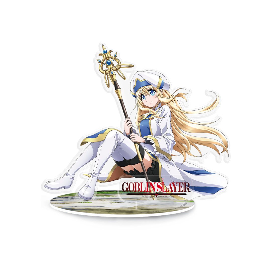 Anime Goblin Slayer Acrylic Stand Priestess Erufu Cow Girl Guild