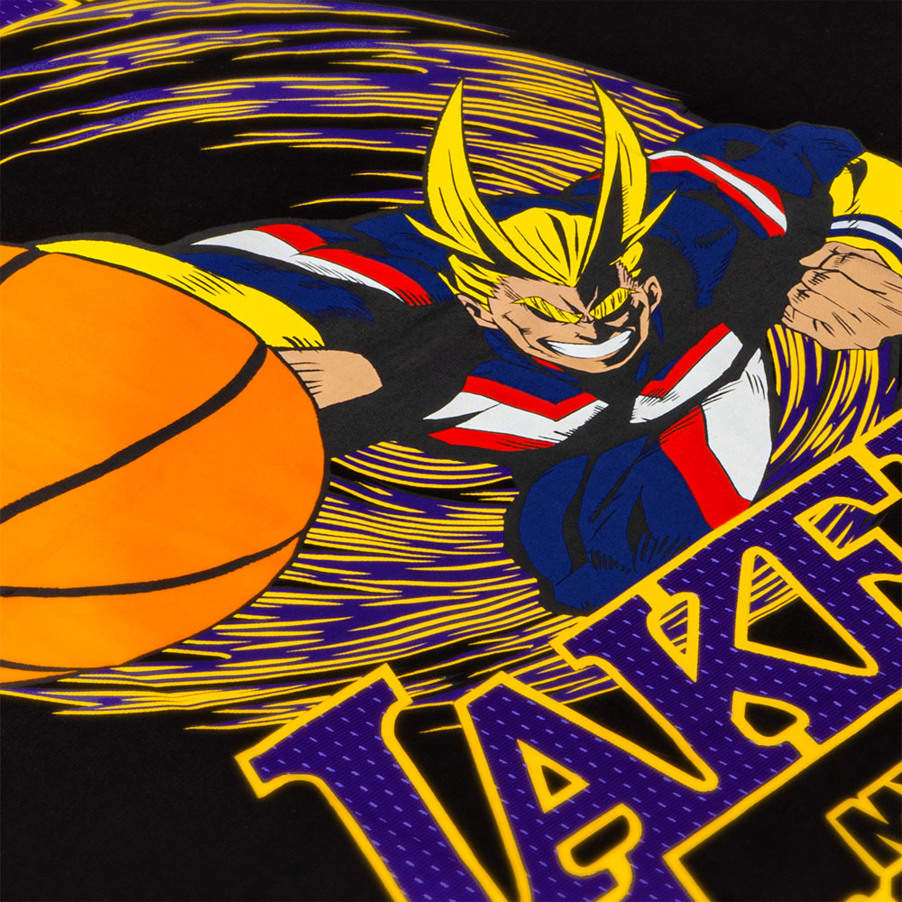 My Hero Academia – My Hero Academia x NBA Los Angeles Lakers x Hyperfly All Might SS T-shirt image count 5