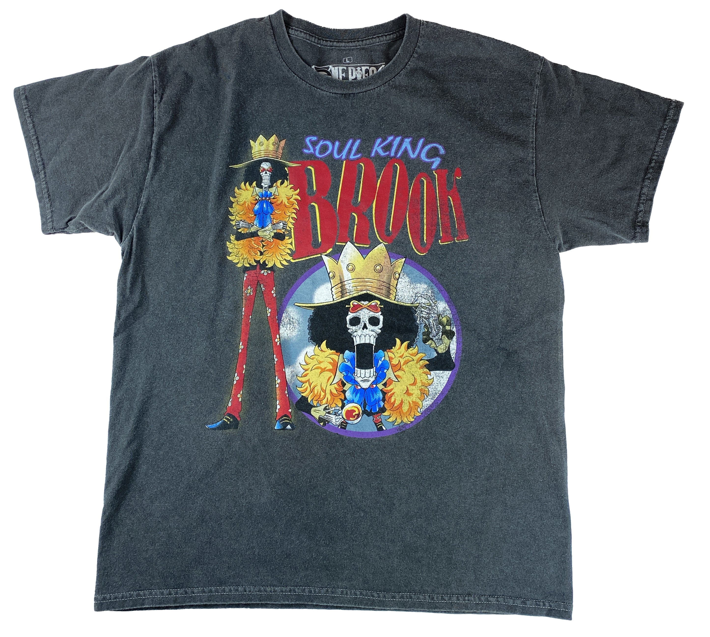 One Piece - Soul King Brook '90s T-Shirt - Crunchyroll Exclusive! image count 0