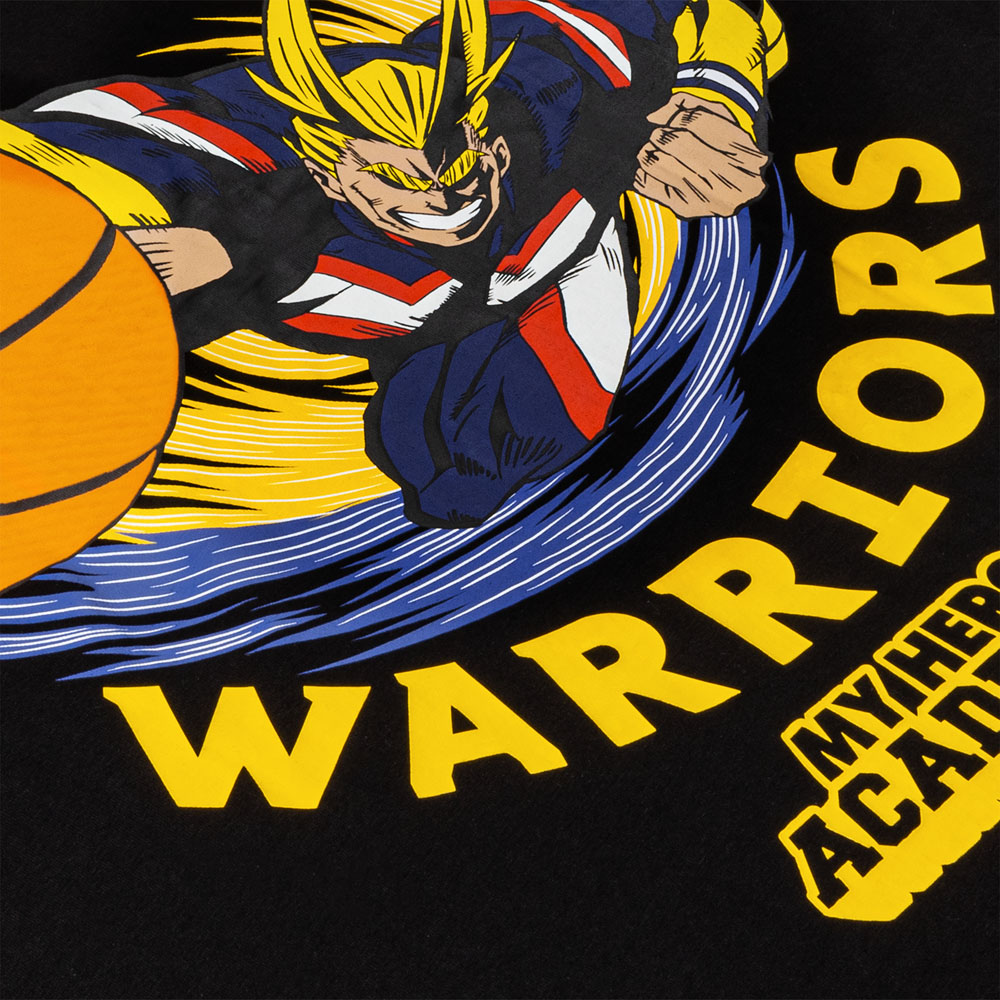 My Hero Academia – My Hero Academia x NBA Golden State Warriors x Hyperfly All Might SS T-shirt image count 5