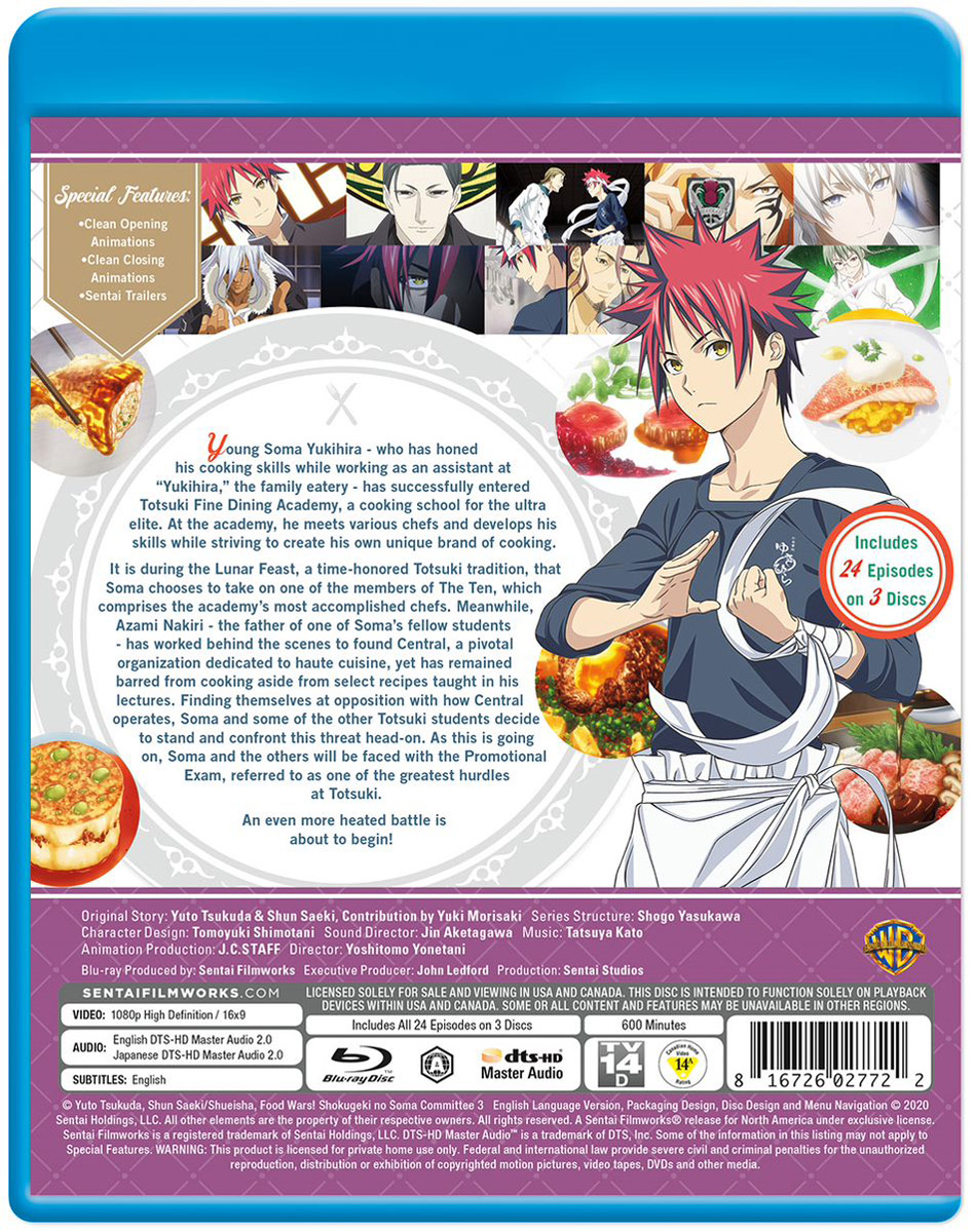  Food Wars! - Season One : Yonetani, Yoshitomo