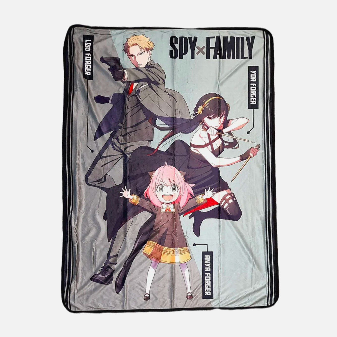Spy x Family - Poster Art Throw Blanket image count 0