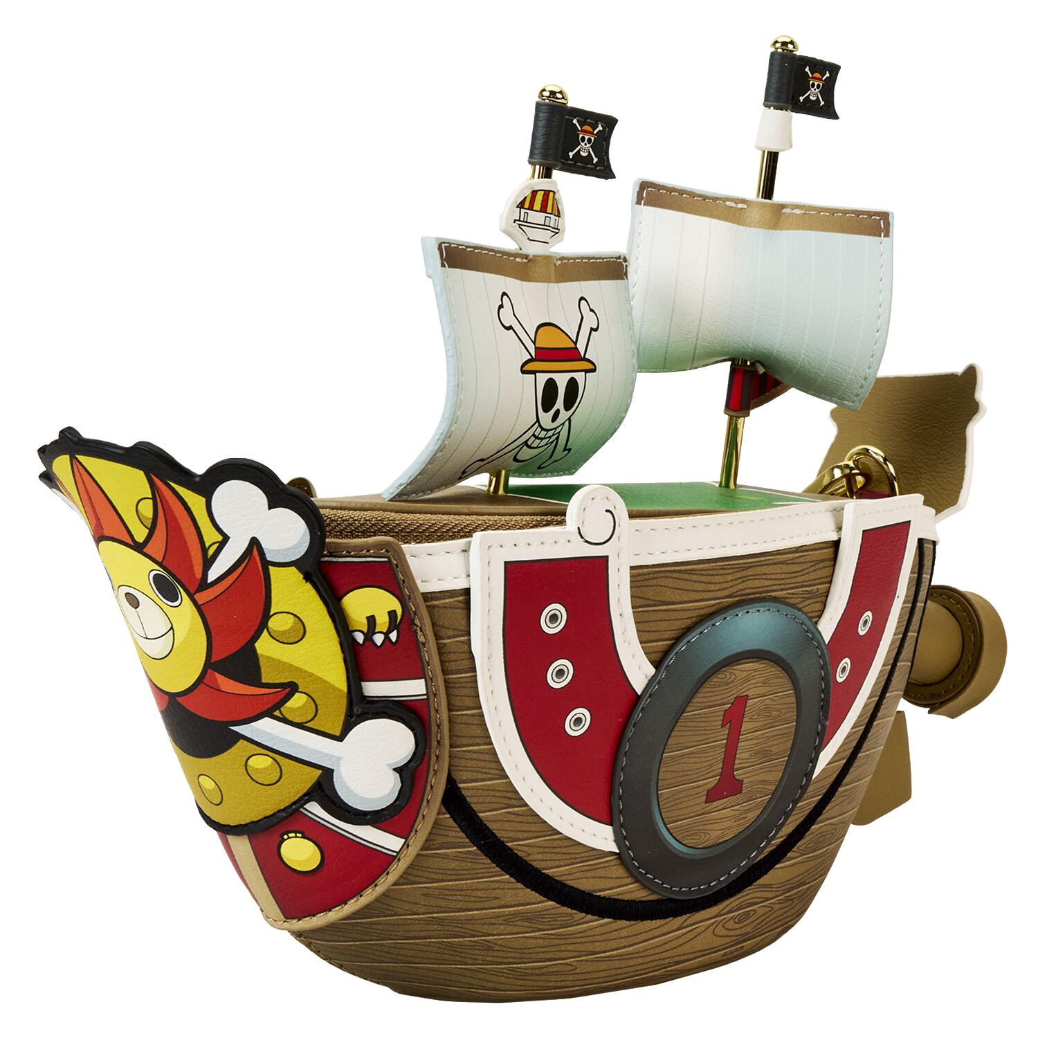 A purse shaped like the Thousand Sunny boat from One Piece