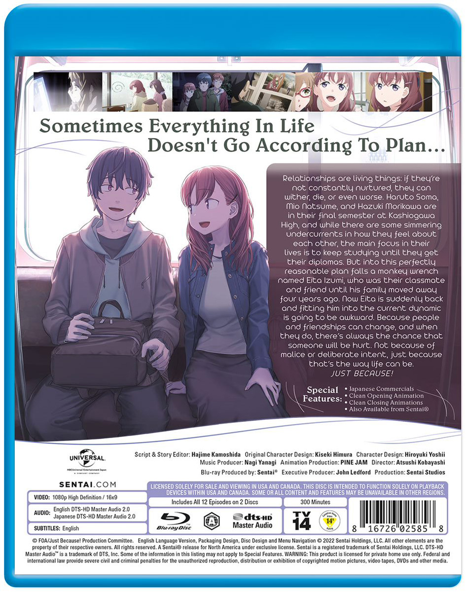 Just Because Blu-ray | Crunchyroll Store