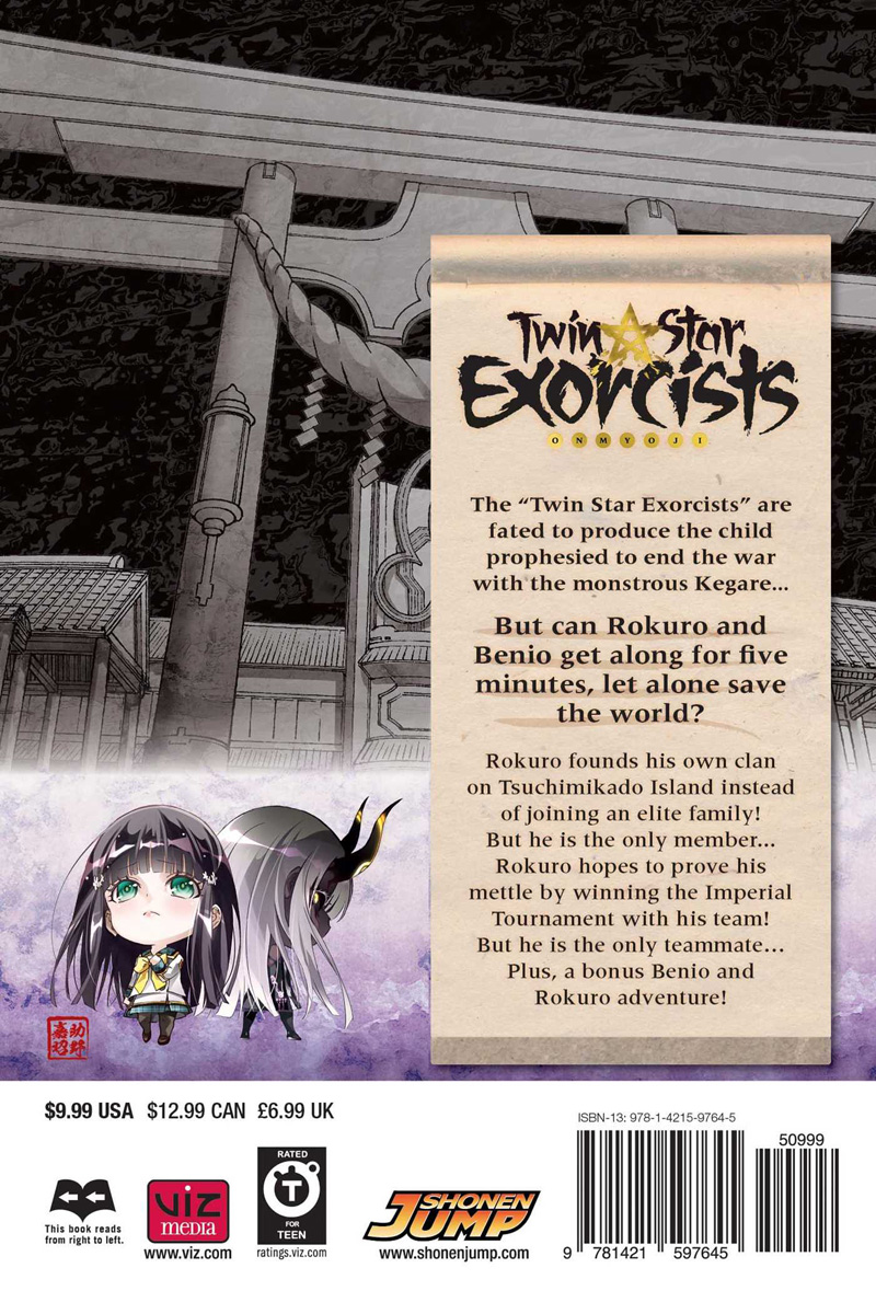 Twin Star Exorcists (tome 11) - (Yoshiaki Sukeno) - Shonen [CANAL-BD]