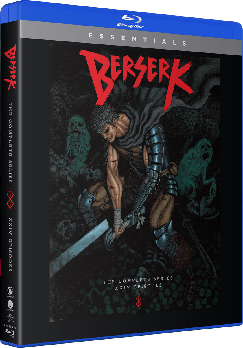 Berserk 1997 COMPLETE Series 3x Bluray Set Region Free Dual Audio