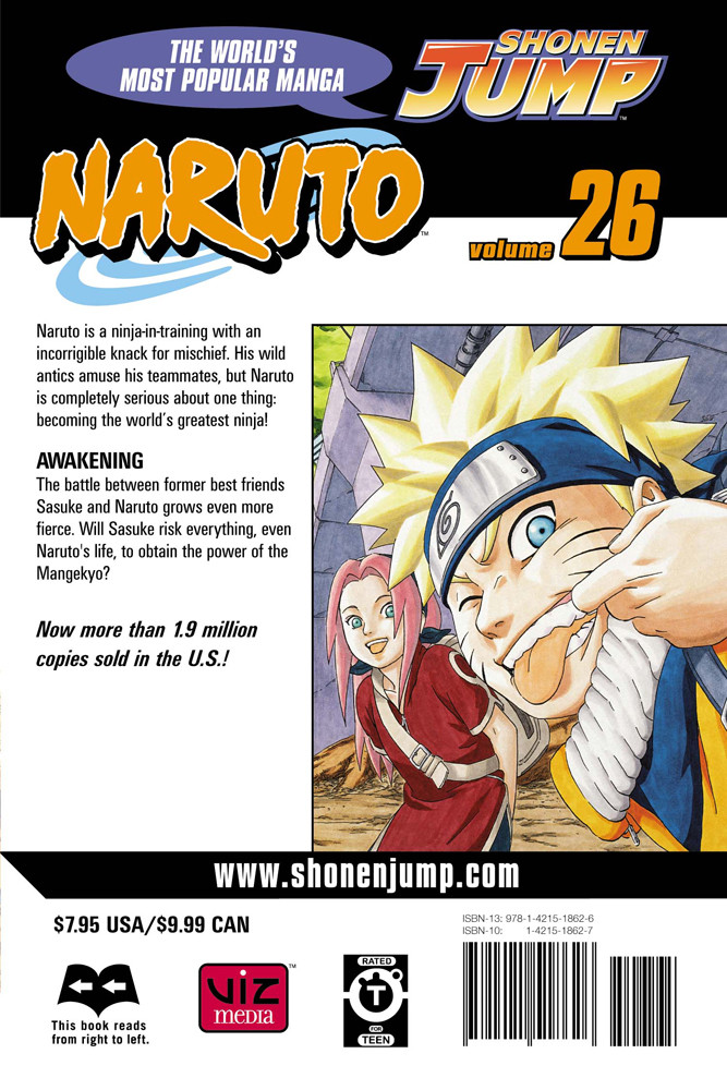 Naruto Manga Volume 26 | Crunchyroll Store