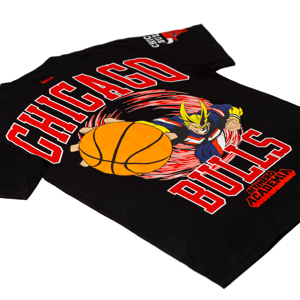 My Hero Academia – My Hero Academia x NBA Chicago Bulls x Hyperfly All Might SS T-shirt image count 3