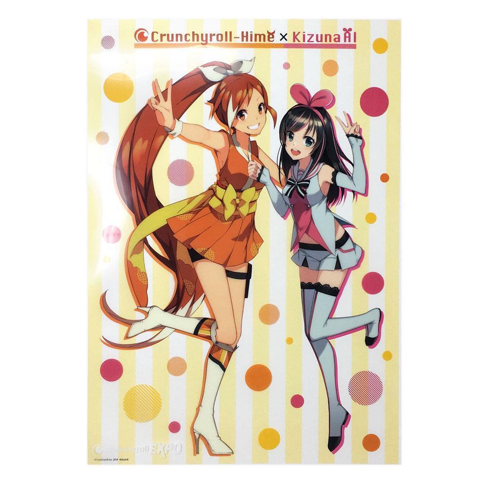 CRX2019 Kizuna AI & Crunchyroll-Hime Clear Poster image count 0