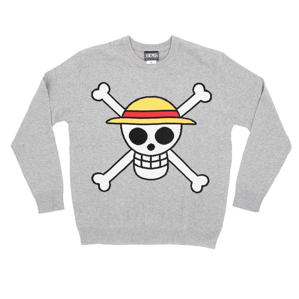 One Piece - Straw Hat Jolly Roger Sweater image count 0