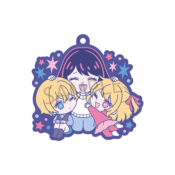 [Oshi No Ko] Buddycolle Rubber Mascot Keychain Blind Box