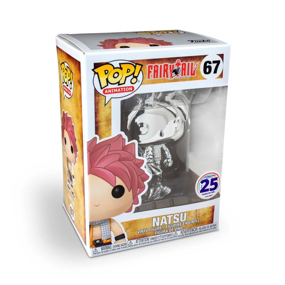Fairy Tail - Natsu Funko Pop (Silver Chrome Ver.) image count 1