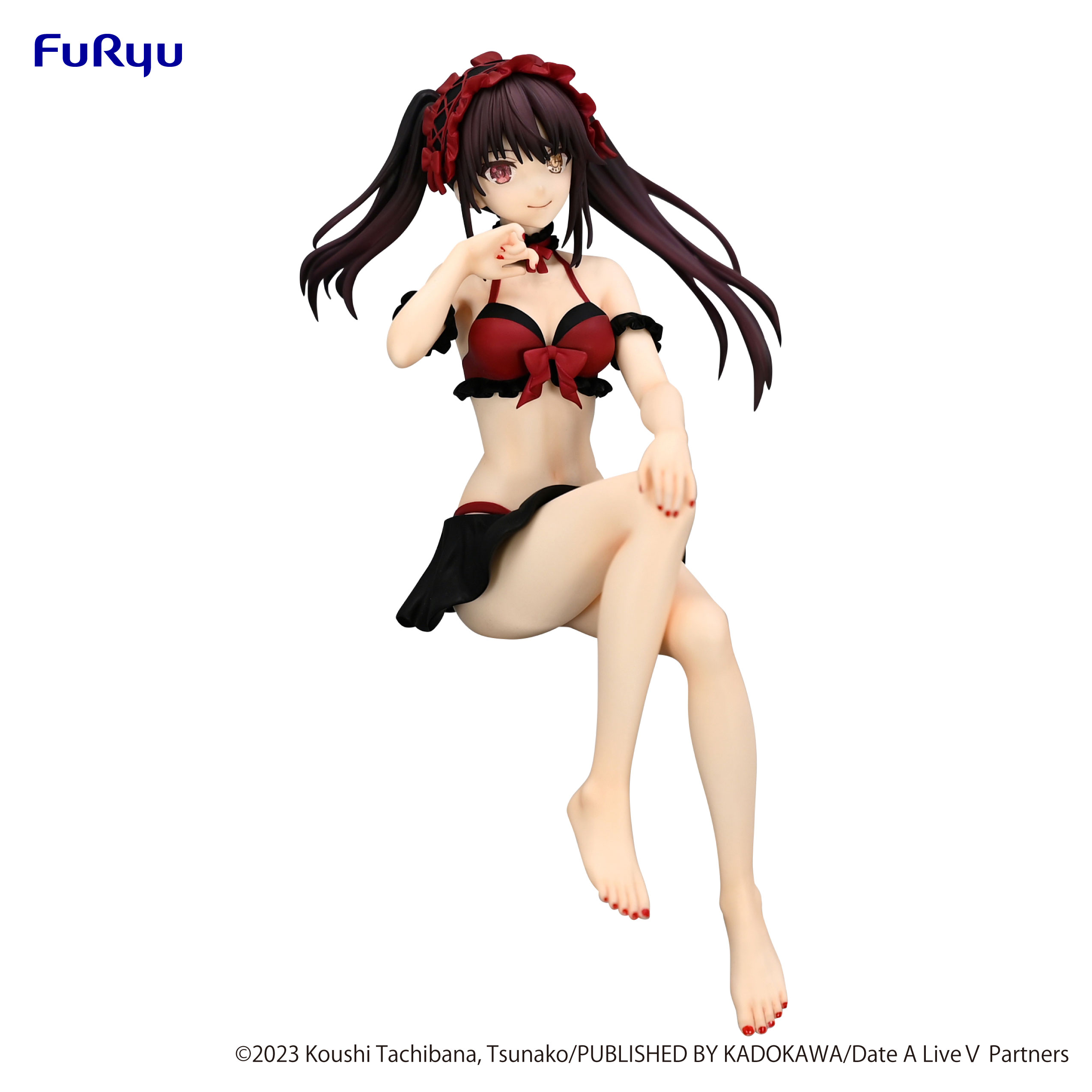 Date A Live V - Kurumi Tokisaki Noodle Stopper Prize Figure Swimsuit Ver.- Free U.s. Shipping 15 Day