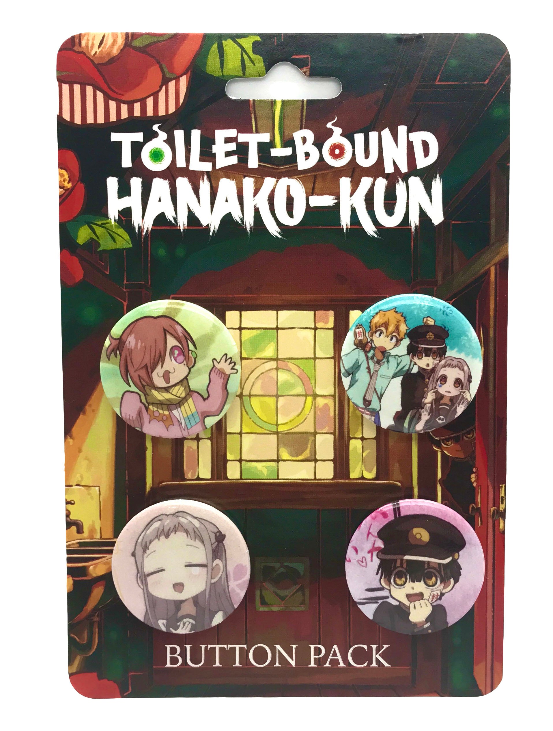 Toilet-bound Hanako-kun - Character Button Pin Set image count 1