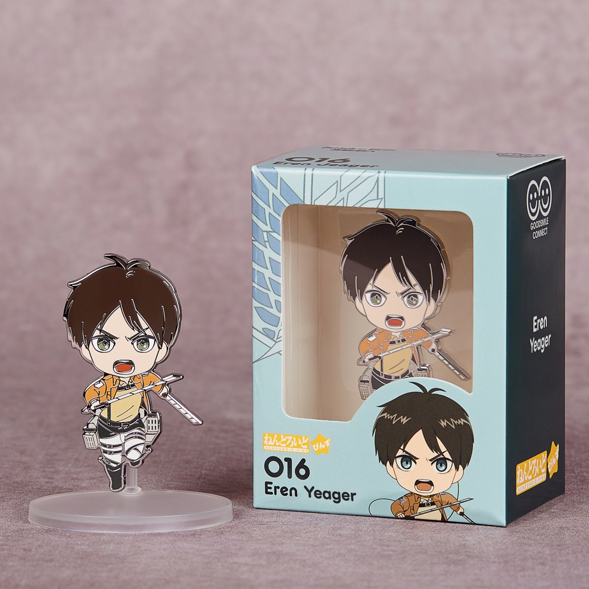 Eren Yeager Attack on Titan Nendoroid Pin image count 1