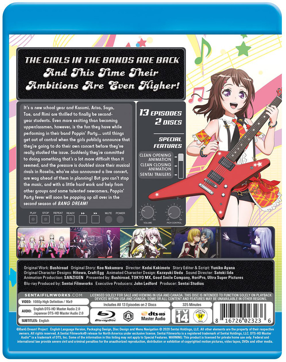 BanG Dream! Season 2 Blu-ray | Crunchyroll Store