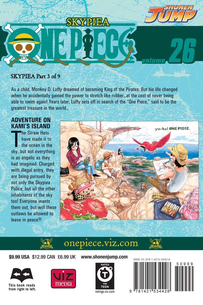 One Piece Volume 26  Manga covers, One piece comic, One piece