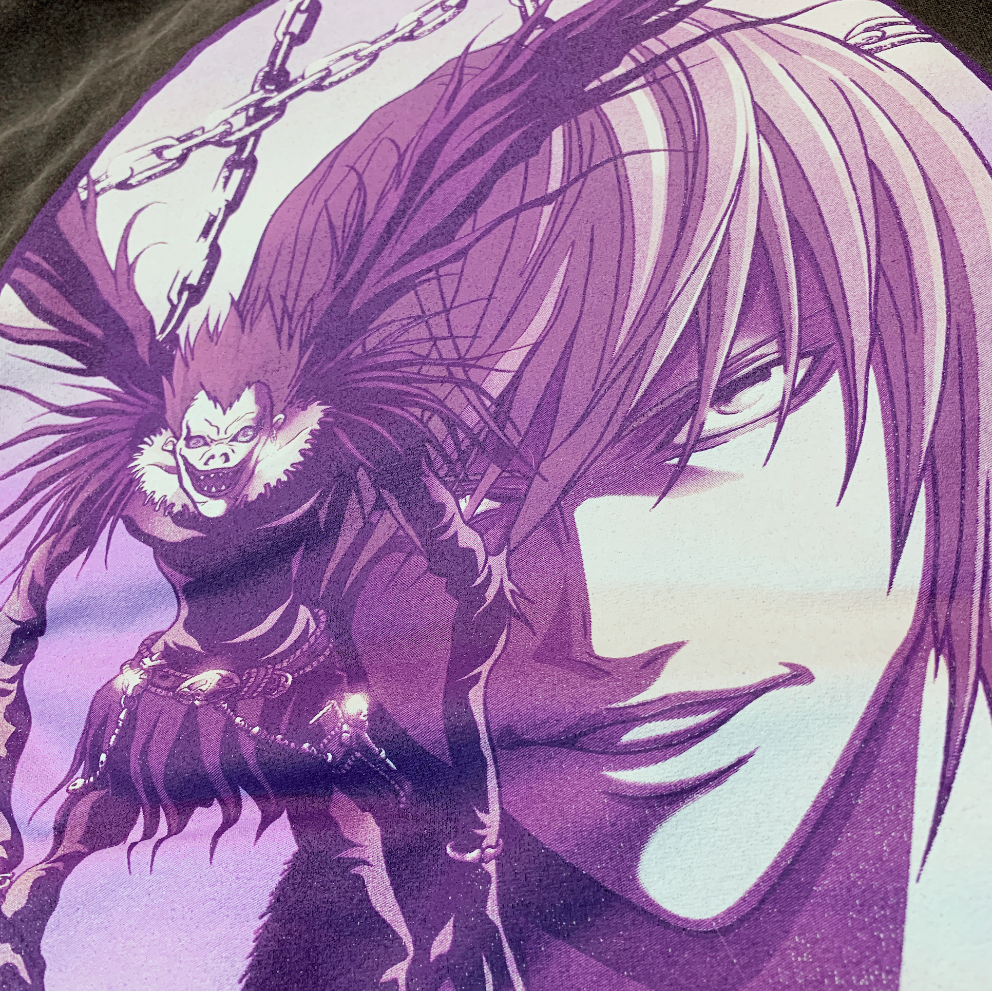 Death Note - L Light Ryuk Church Pane Chains Hoodie - Crunchyroll Exclusive! image count 6