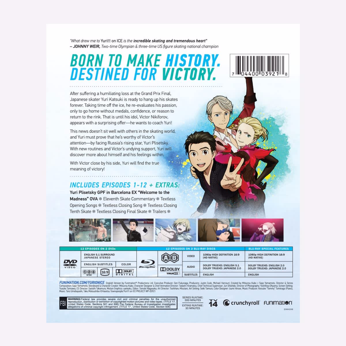 Yuri!!! on ICE - The Complete Series - Blu-ray + DVD | Crunchyroll 