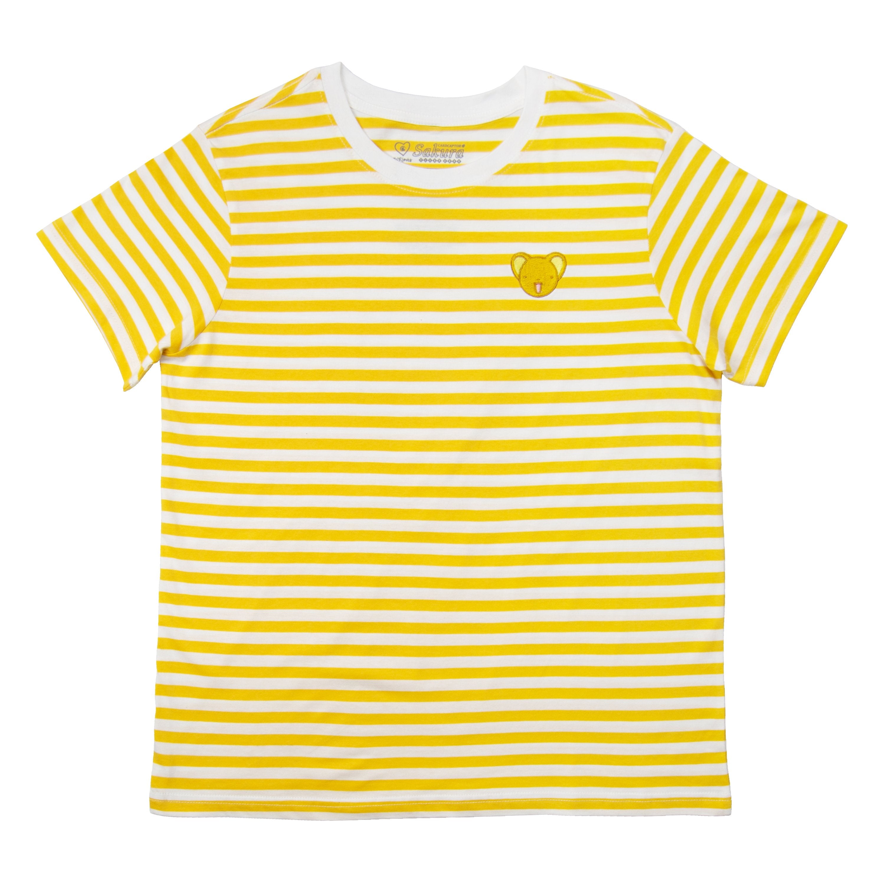 CR Loves Cardcaptor Sakura: Clear Card - Embroidered Kero Striped T-Shirt image count 2