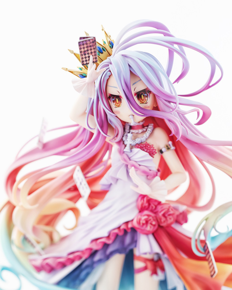 anime, No Game No Life, anime girls, chess, digital art, Shiro (No Game No  Life), dress, blue, cyan, checkered