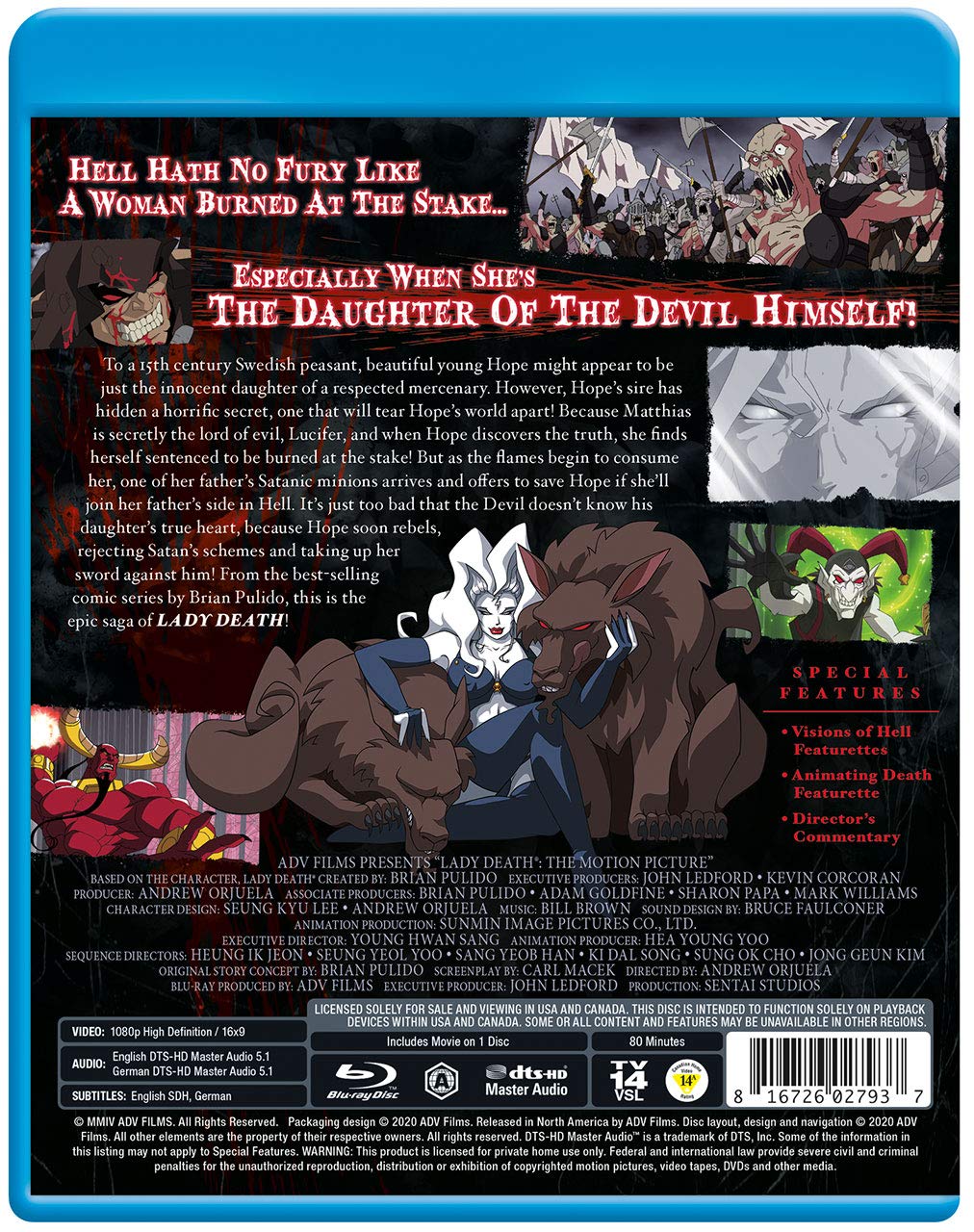 Lady Death Blu-ray