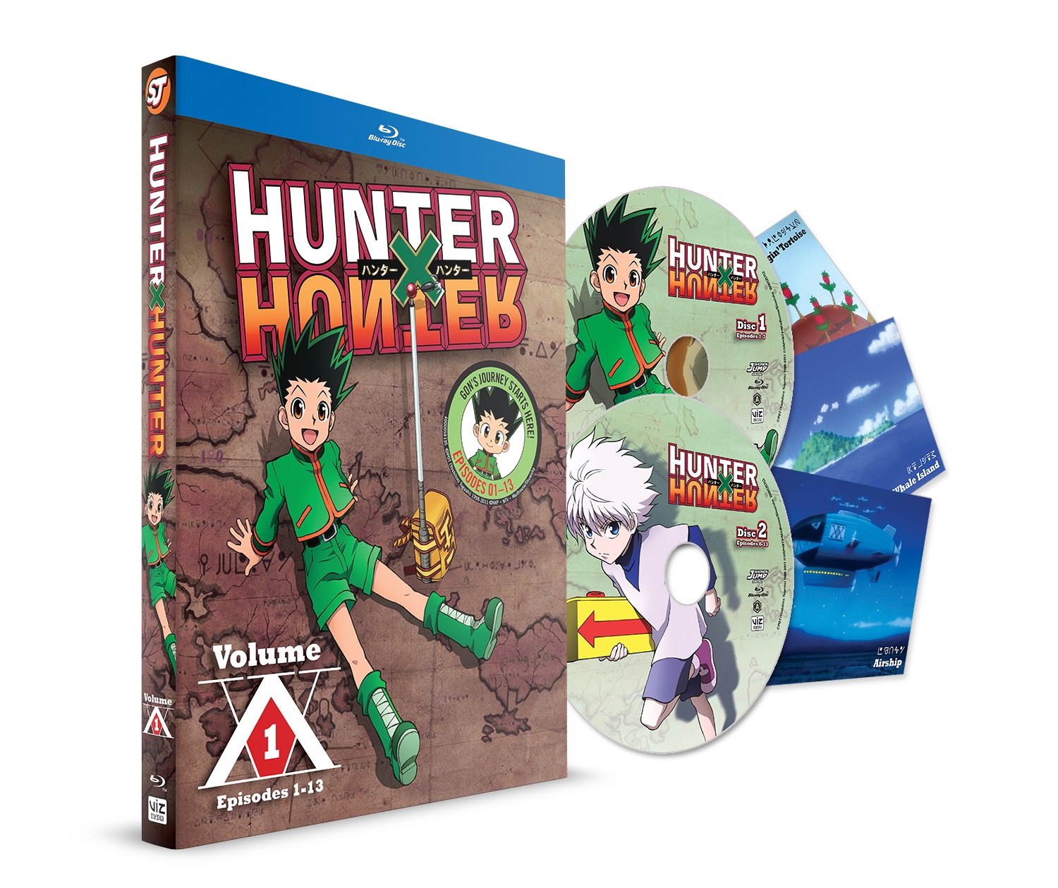 Zero Changes — Hunter x Hunter (2011) blu-ray Volume 1