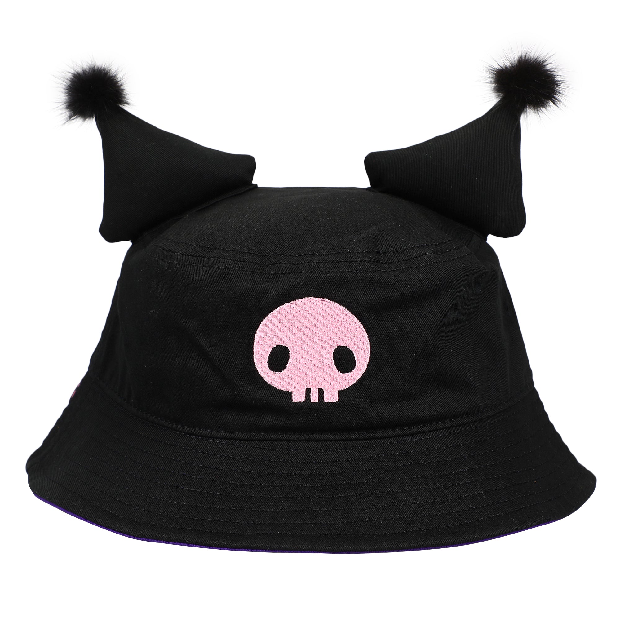 Sanrio - Kuromi Logo 3D Ears Bucket Hat image count 0