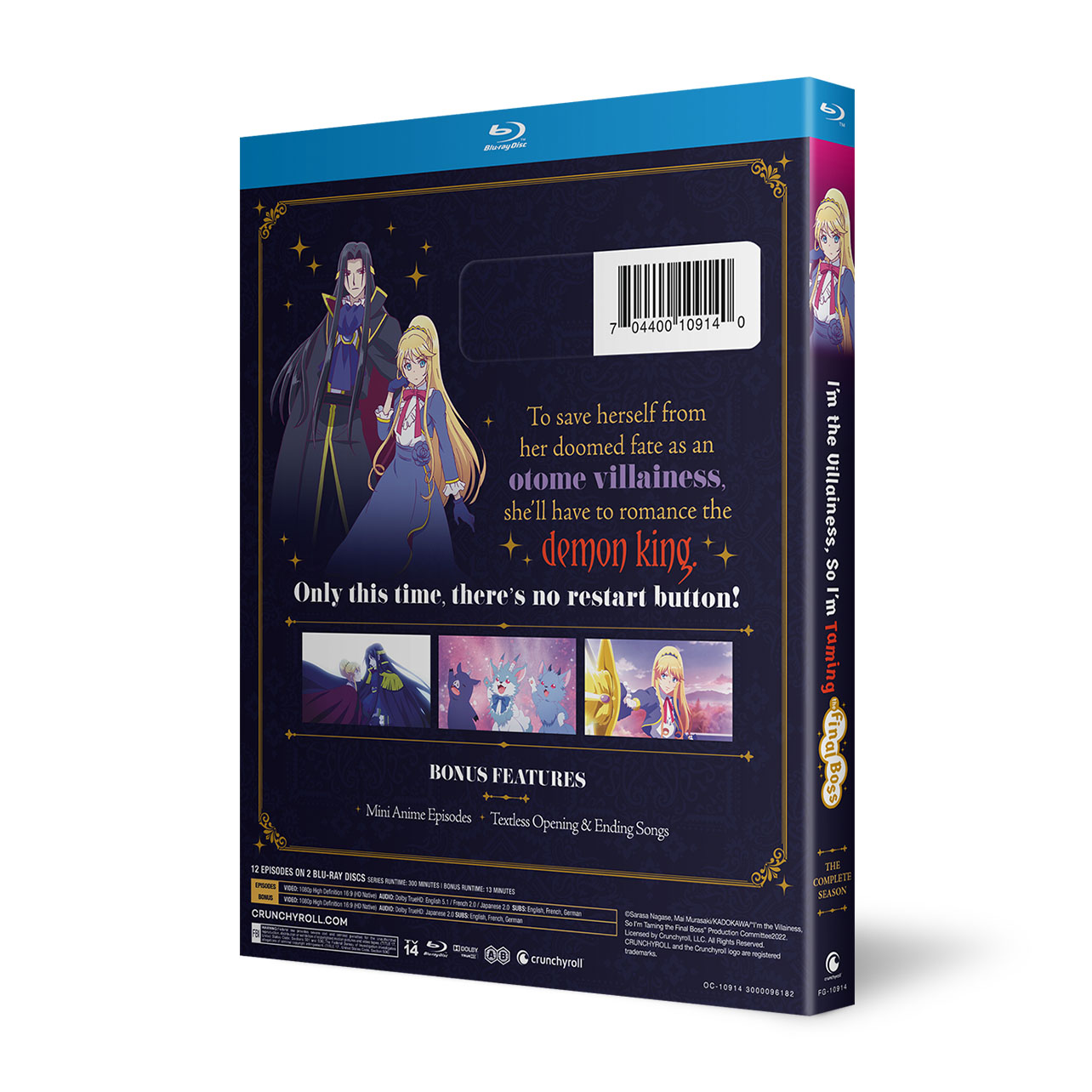 I'm the Villainess, So I'm Taming the Final Boss Vol 1-12 End Anime Dvd  English