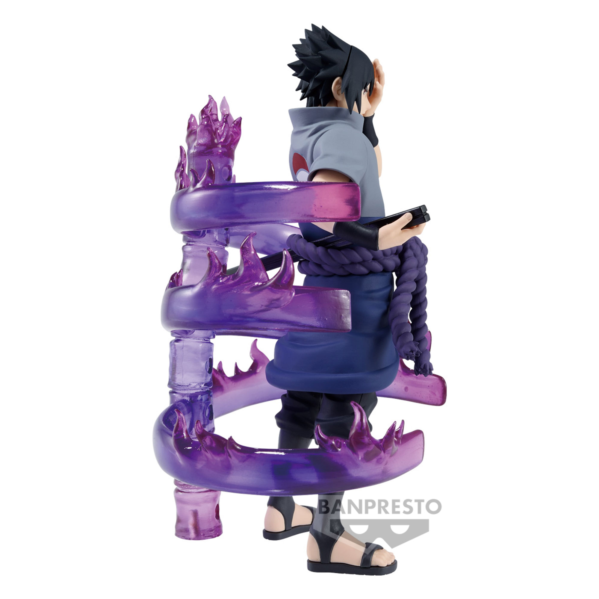 Estátua Sasuke Uchiha Second Live Naruto Rongzon Figure - Laventy