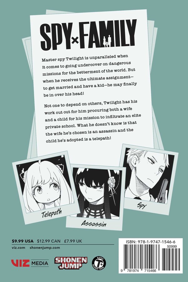 Spy x Family Manga Volume 1 image count 1