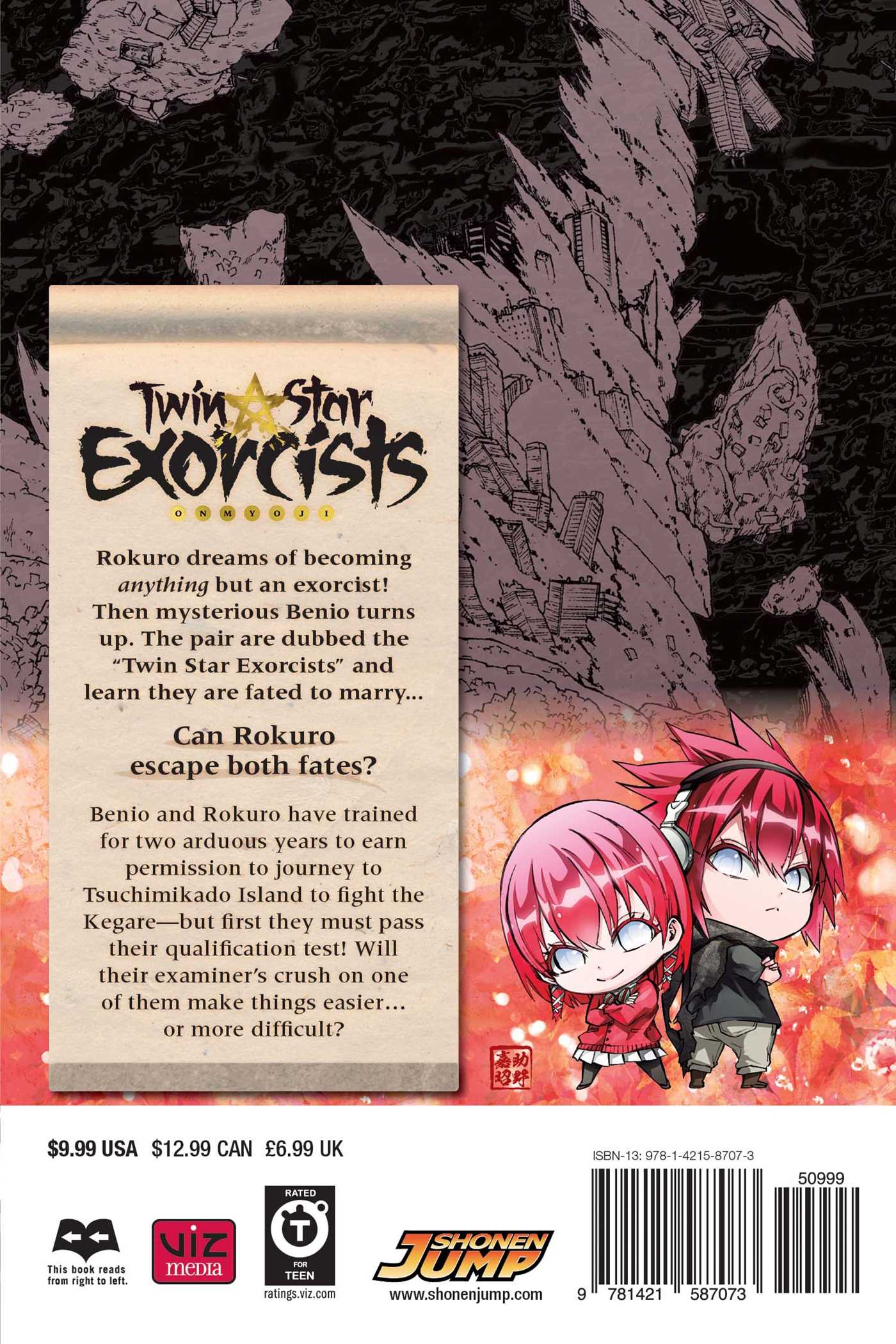 Twin Star Exorcists Manga Volume 6