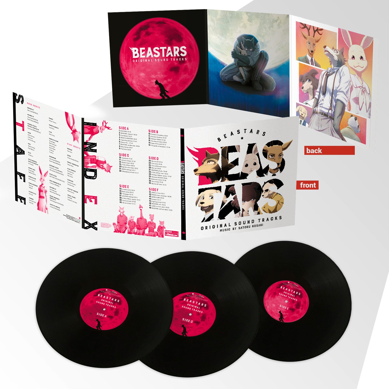 Beastars - Standard Edition Triple LP Vinyl image count 0
