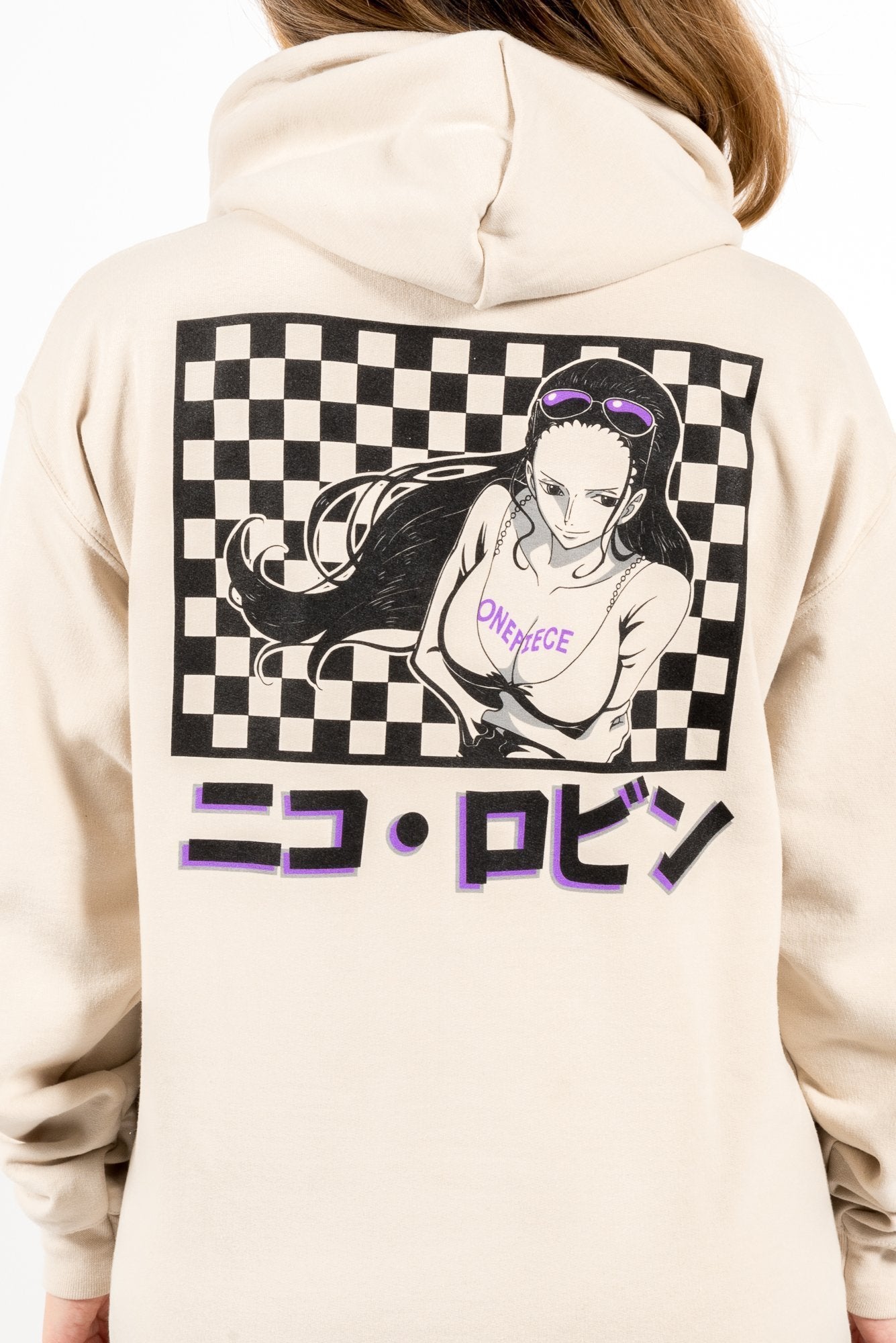 One Piece - Nico Robin Checker Hoodie - Crunchyroll Exclusive! image count 4