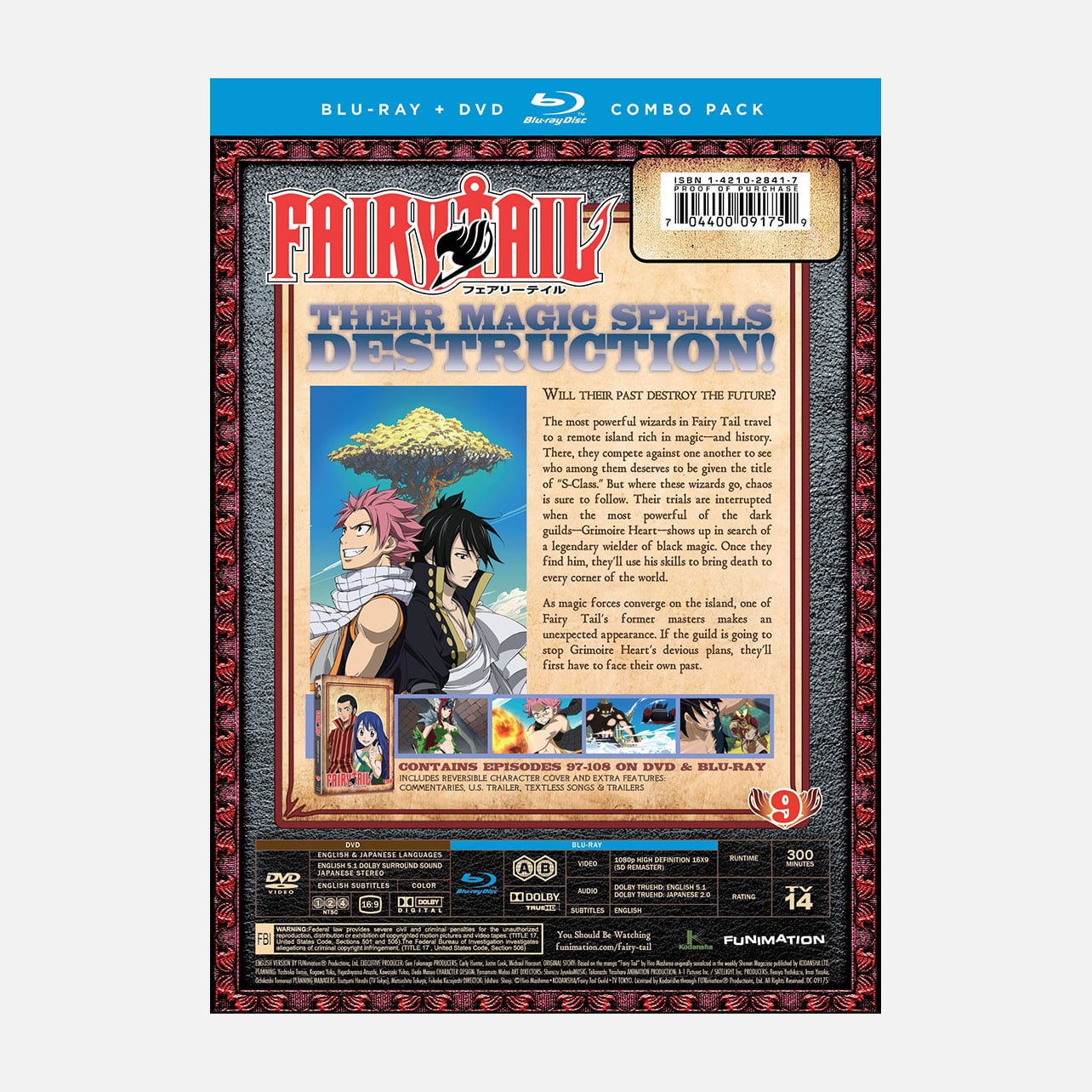 Fairy Tail - Part 9 - Blu-ray + DVD | Crunchyroll store