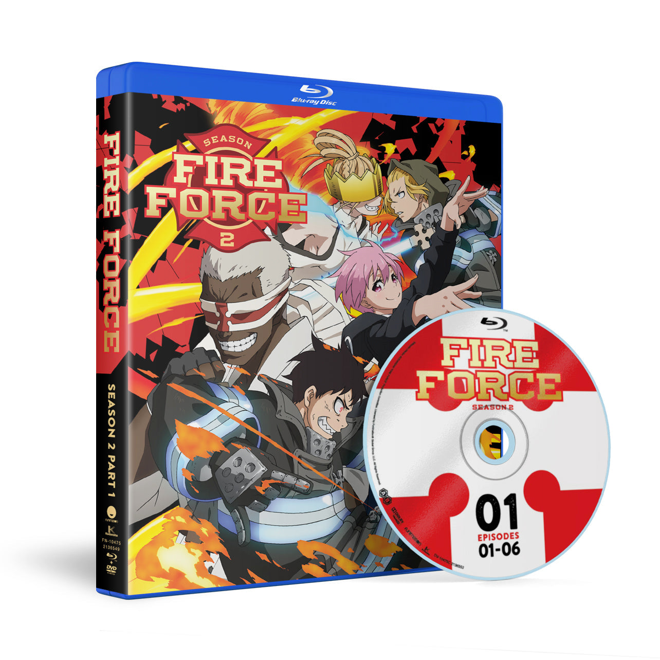 Fire Force - Season 2 Part 1 - Blu-ray + DVD image count 1