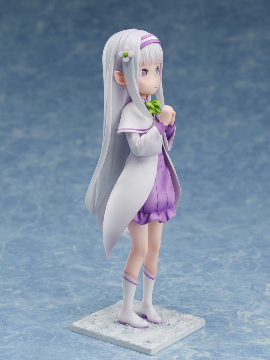 Re:Zero Emilia and Ram Figures Also Hold Themselves as Children