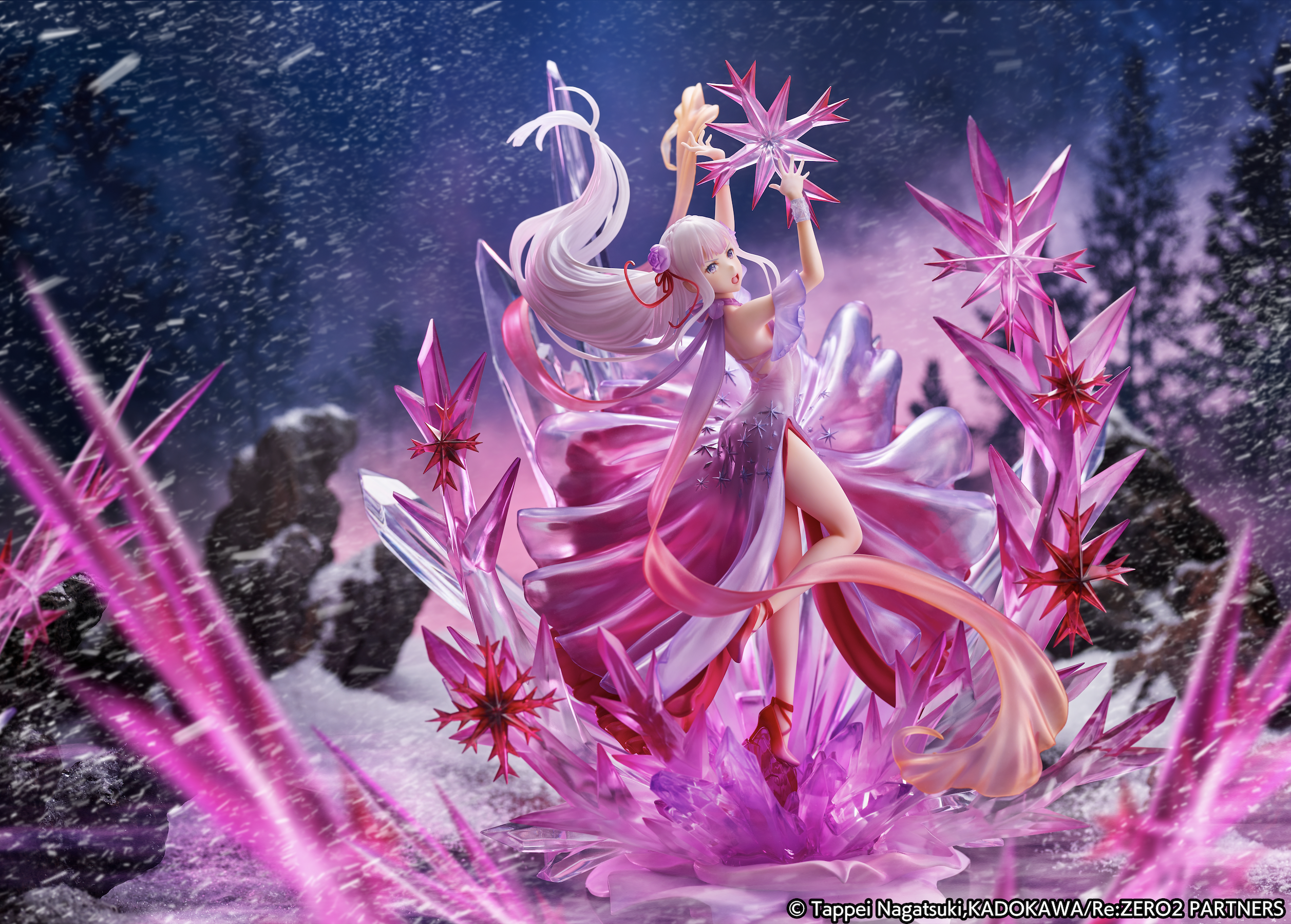 Re:Zero - Frozen Emilia 1/7 Scale Figure (Crystal Dress Ver.) image count 9