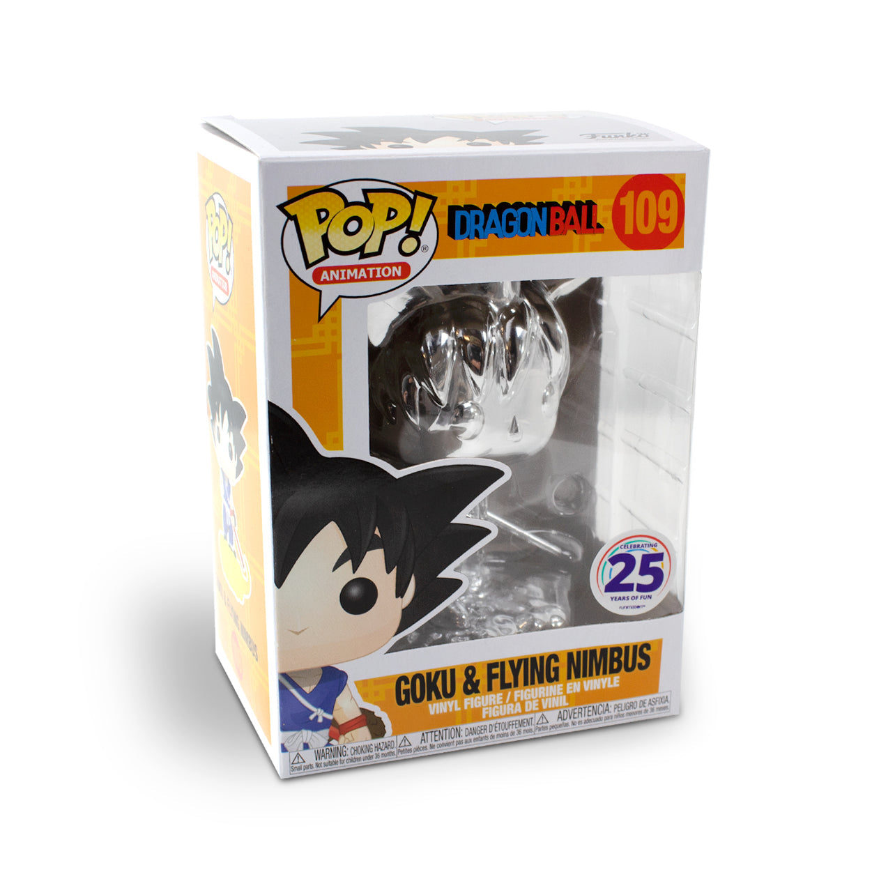 Dragon Ball - Young Goku on Nimbus Cloud Funko Pop (Silver Chrome Ver.) image count 1