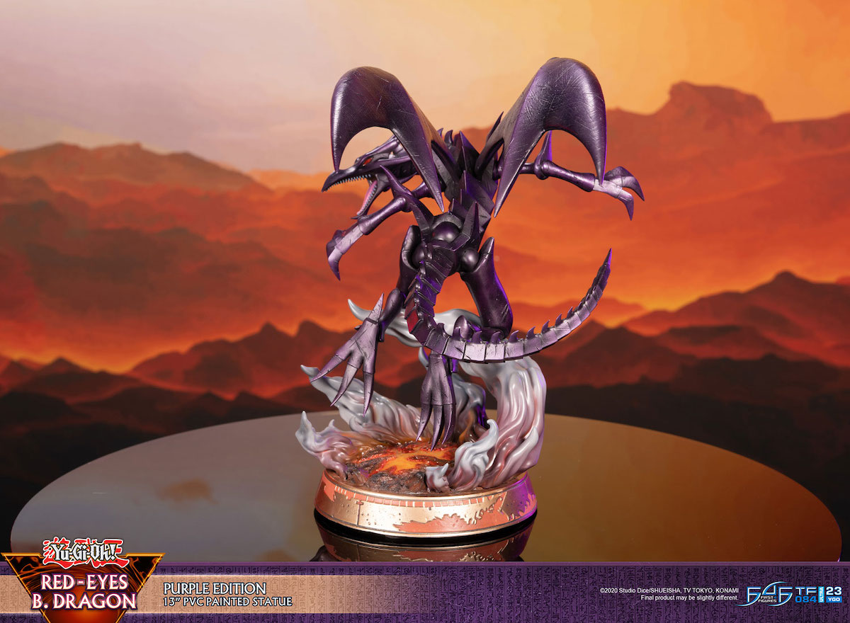 Red-Eyes B. Dragon Purple Variant Ver Yu-Gi-Oh! Statue Figure ...