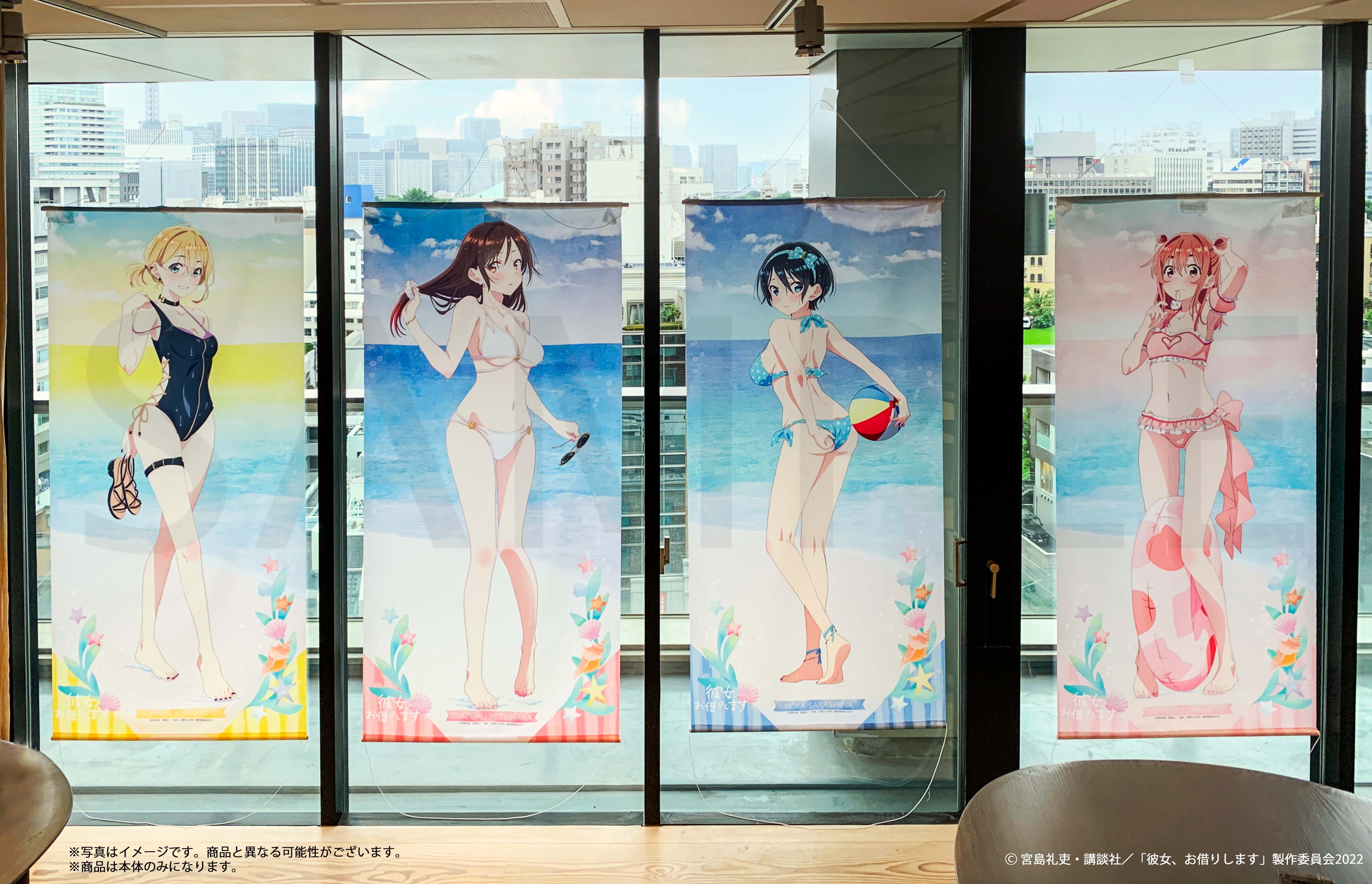 Rent-A-Girlfriend - Mami Nanami Swimsuit Life-Sized Tapestry image count 2