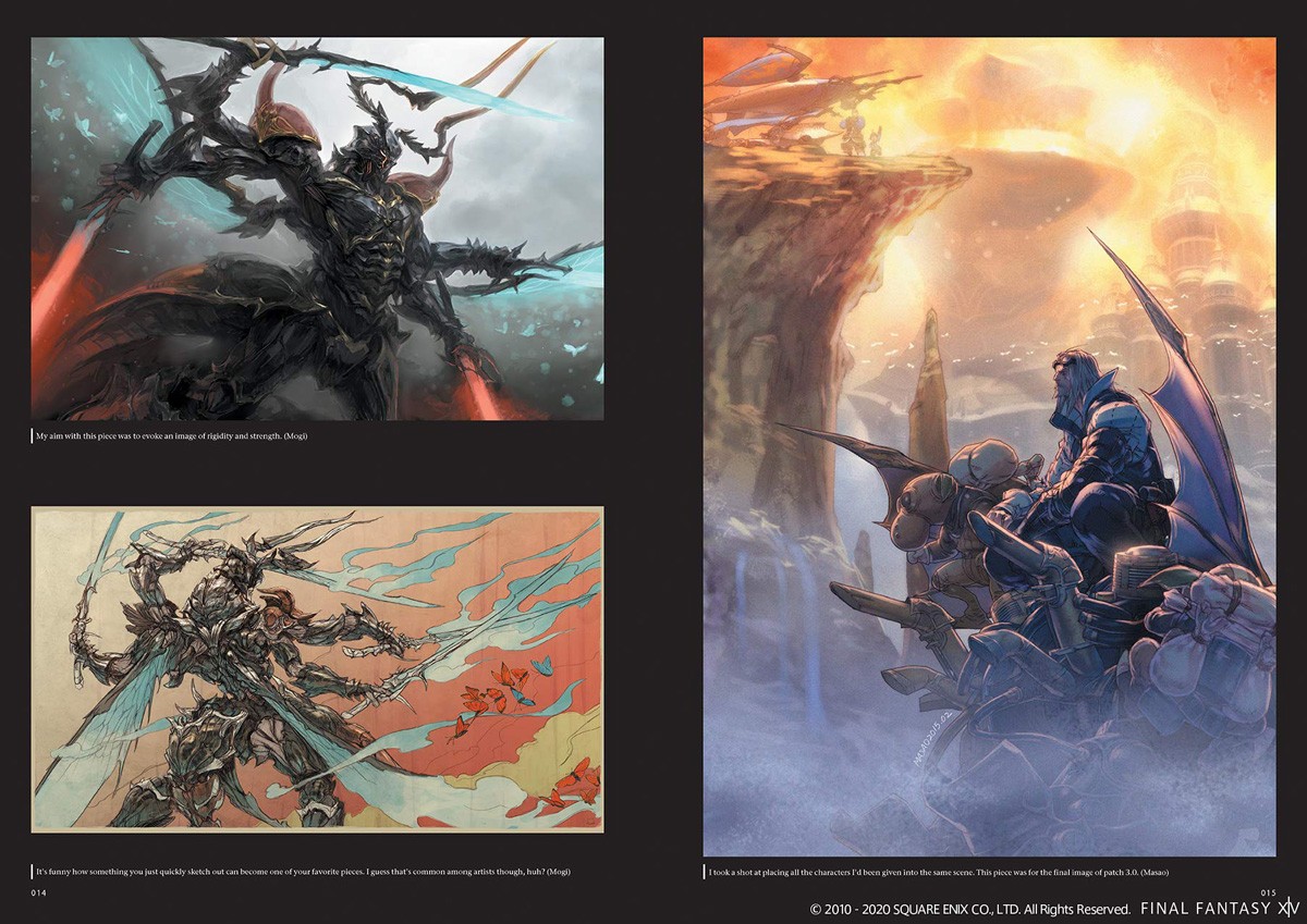 Final Fantasy XIV Heavensward The Art of Ishgard Stone and Steel Artbook image count 3