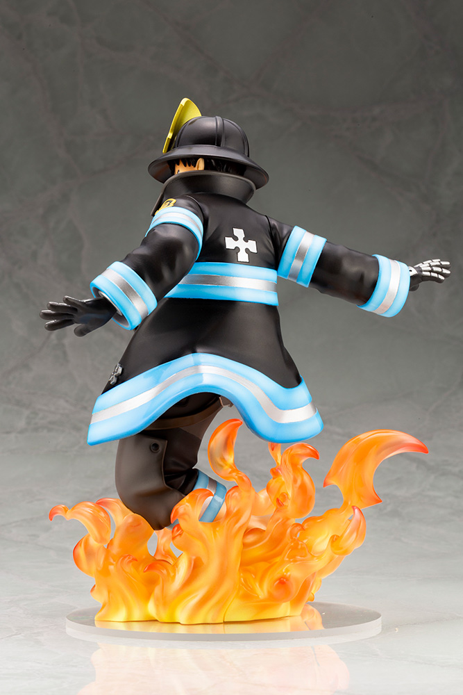 Juai, figura de ação original kotobukiya fire force, anime fire