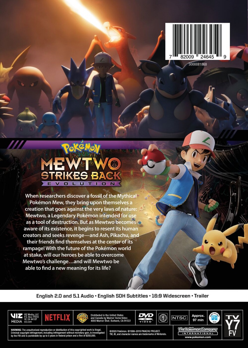 Pokémon Mewtwo Contra-ataca — Evolução 2020 DVD-R AUTORADO