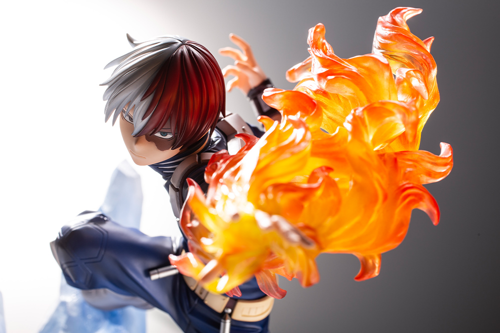 Anime Fire and Ice Todoroki Shoto Bomber Jacket