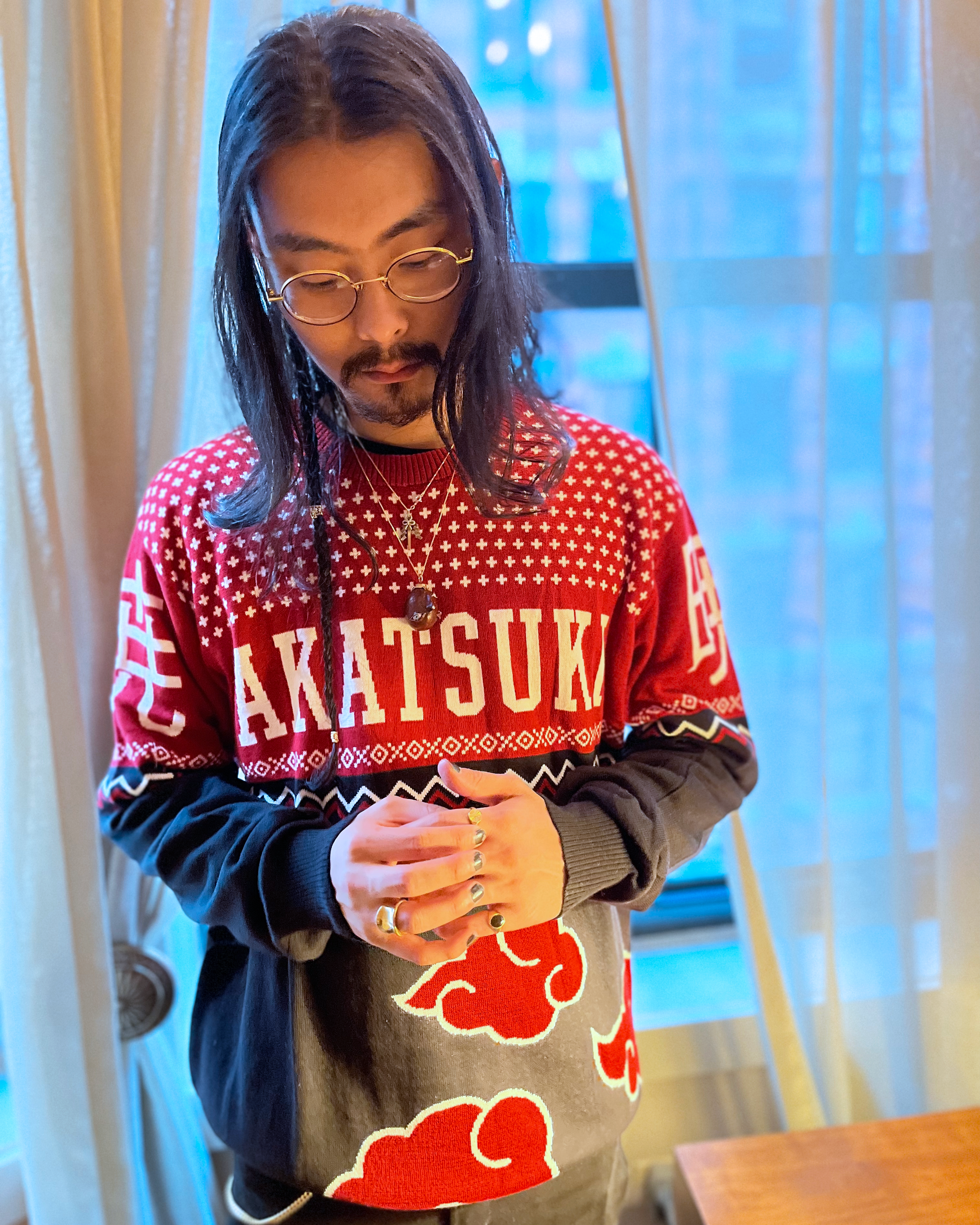 Naruto Shippuden - Akatsuki Holiday Sweater image count 3