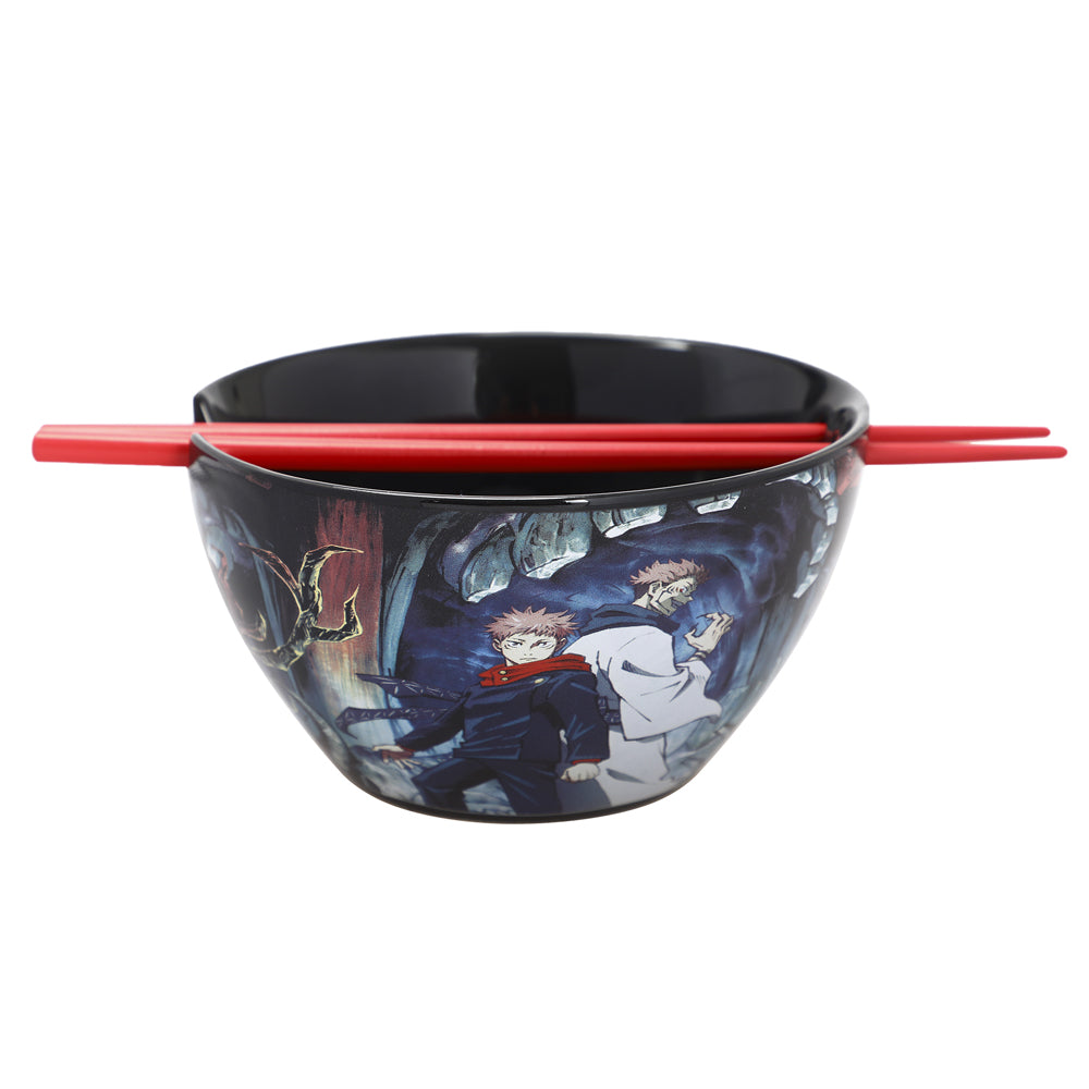Jujutsu Kaisen - Yuji Sukuna Ramen Bowl With Chopsticks image count 1